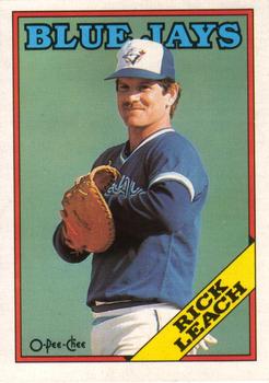 1988 O-Pee-Chee Baseball Cards 323     Rick Leach
